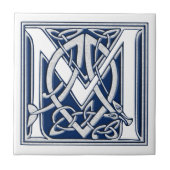 Celtic M Monogram Fliese (Vorderseite)