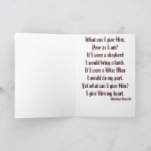 Celtic-Madonna-Karte Feiertagskarte (Innenseite)