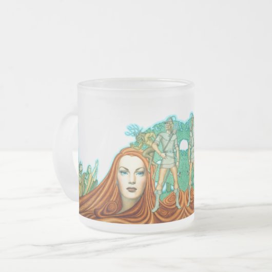 Celtic Magic Mattiert Glass Tasse (Vorderseite Links)