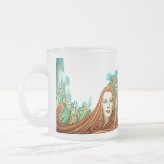 Celtic Magic Mattiert Glass Tasse (Links)