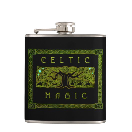 Celtic Magic - The Great Tree Flask Flachmann (Vorderseite)
