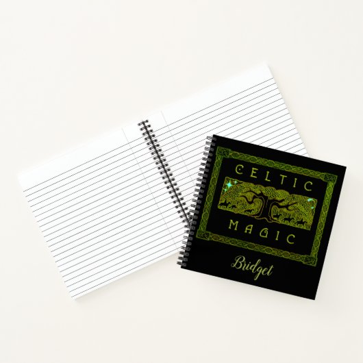 Celtic Magic - The Great Tree Spiral Notebook Notizblock (Innenseite)