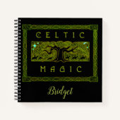Celtic Magic - The Great Tree Spiral Notebook Notizblock (Vorderseite)
