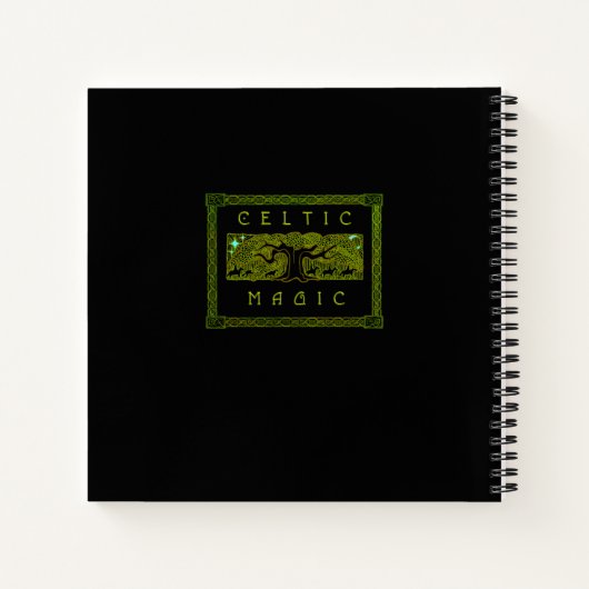 Celtic Magic - The Great Tree Spiral Notebook Notizblock (Rückseite)
