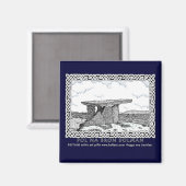 Celtic Magnets Celtic Dolman Design Magnet (Vorderseite/Rückseite)