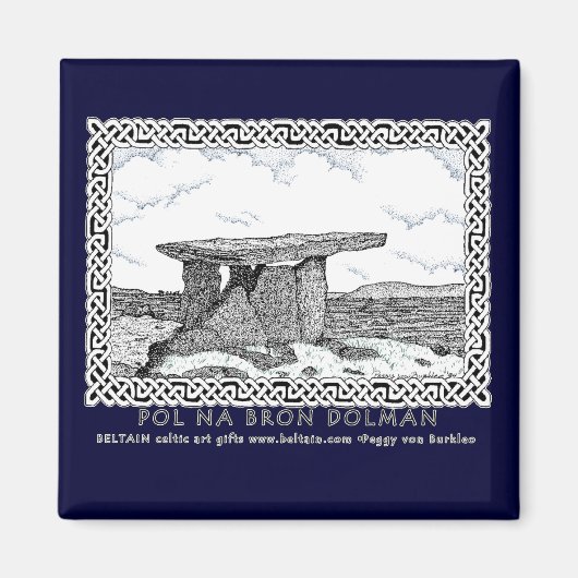 Celtic Magnets Celtic Dolman Design Magnet (Vorne)