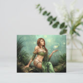 Celtic Maiden, Postcard Postkarte (Stehend Vorderseite)