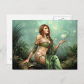 Celtic Maiden, Postcard Postkarte (Vorne/Hinten)