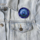 Celtic Mandala | Blaue Wellen Button (Beispiel)