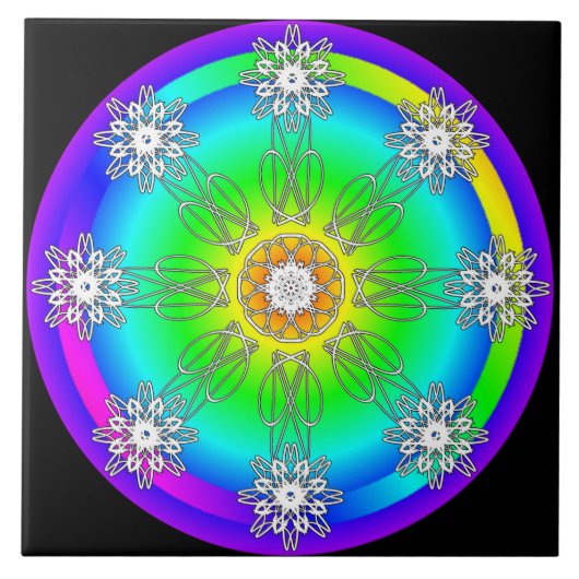 Celtic Mandala Fliese (Vorderseite)