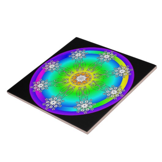 Celtic Mandala Fliese (Seite)