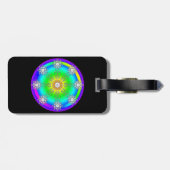 Celtic Mandala Gepäckanhänger (Rückseite horizontal)