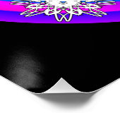 Celtic Mandala Glossy Poster (Ecke)