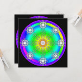 Celtic Mandala Karte (Vorderseite/Rückseite Beispiel)