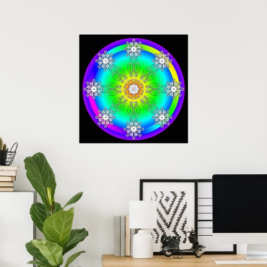 Celtic Mandala Poster (Heimbüro)