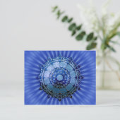 Celtic Mandala Postkarte (Stehend Vorderseite)