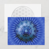 Celtic Mandala Postkarte (Vorne/Hinten)
