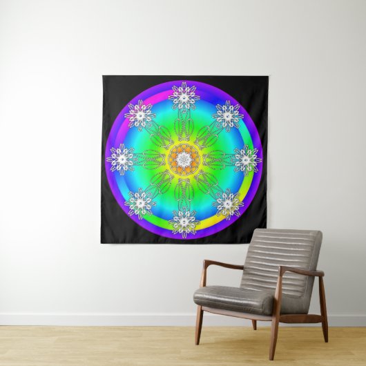Celtic Mandala Tapestry Wandteppich (Beispiel (Horizontal))