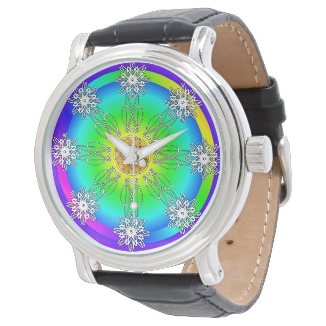 Celtic Mandala Watch Armbanduhr (Schrägansicht)