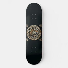 Celtic Maned Tiger Skateboard