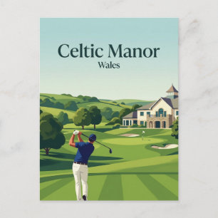 Celtic Manor Resort, Wales Postkarte