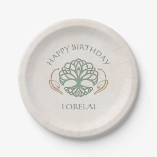 Celtic Medieval Fantasy Birthday Pappteller