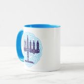 Celtic Menorah Tassen (Vorderseite Links)