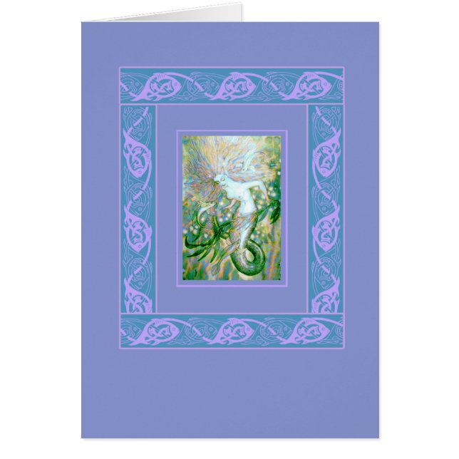 Celtic Mermaid Card (Vorne)