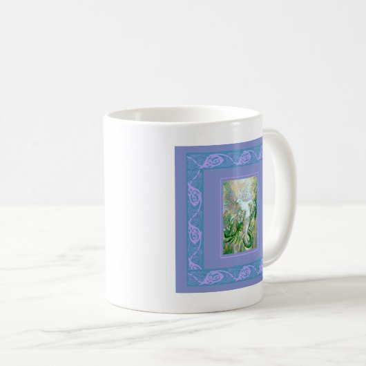 Celtic Mermaid Kaffeetasse (VorderseiteRechts)