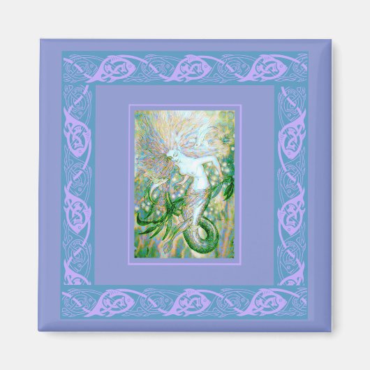 Celtic Mermaid Magnet (Vorne)