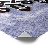 Celtic Midnight Blues Poster (Ecke)