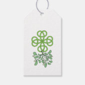 Celtic Mistletoe Gift Tags Geschenkanhänger (Vorderseite)
