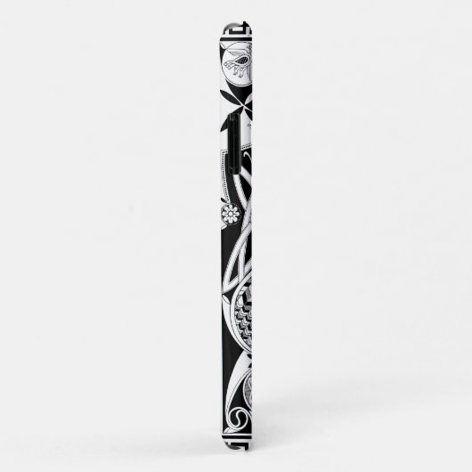 Celtic Moa Black und White Handy Gehäuse Case-Mate iPhone Hülle (Hinten/Rechts)