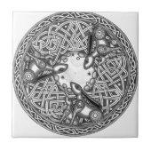 Celtic, Mond-aufpassender Hase Fliese (Vorderseite)