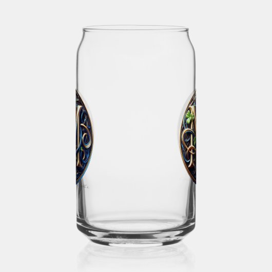Celtic Monogram Can Glass Set Dosenglas (Links)