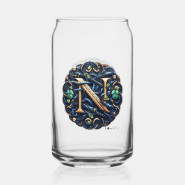 Celtic Monogram Can Glass Set Dosenglas