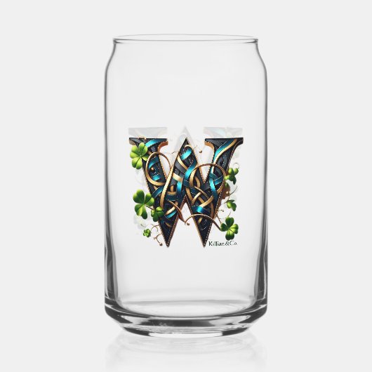 Celtic Monogram Can Glass Set Dosenglas (Vorderseite)