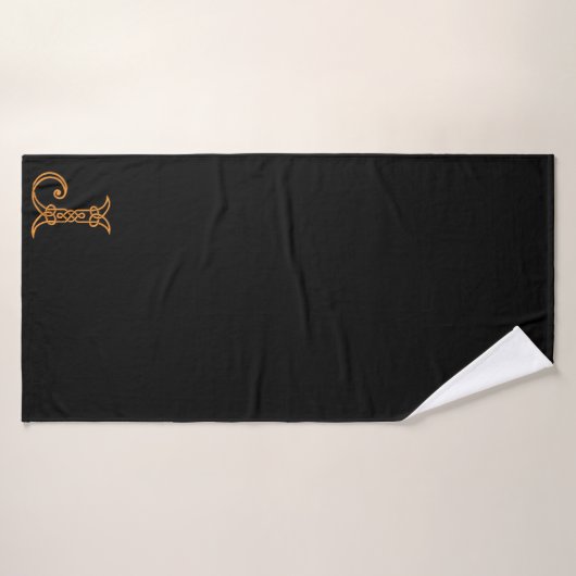 Celtic Monogram J Badehandtuch (Badehandtuch)