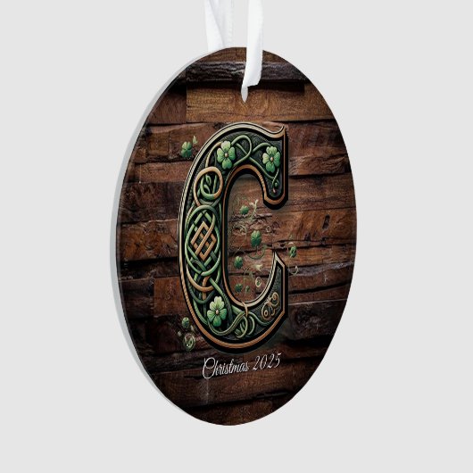 Celtic monogram letter ornament (Vorderseite)