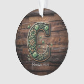 Celtic monogram letter ornament (Vorderseite)