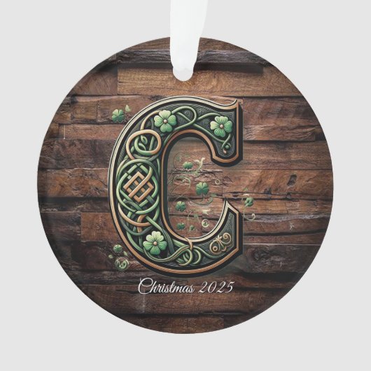 Celtic monogram letter ornament (Vorderseite)
