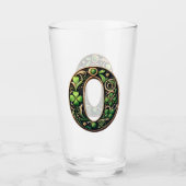 Celtic Monogram Pint Glass Glas (Vorderseite)