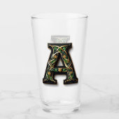 Celtic Monogram Pint Glass Glas (Vorderseite)
