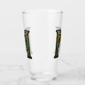 Celtic Monogram Pint Glass Glas (Links)