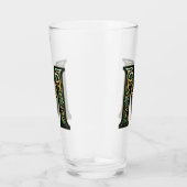 Celtic Monogram Pint Glass Glas (Rechts)