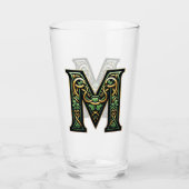 Celtic Monogram Pint Glass Glas (Vorderseite)