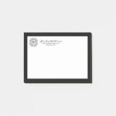 Celtic Monogram Post-it Klebezettel (Vorderseite)