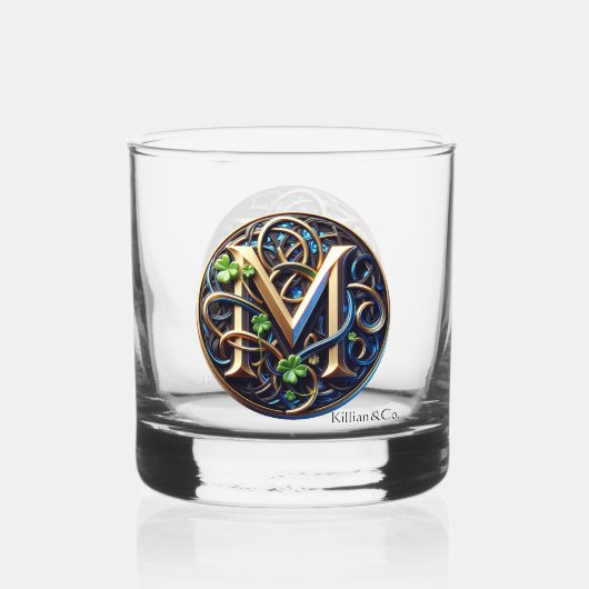 Celtic Monogram Rocks Glass Set Whiskyglas (Rückseite)