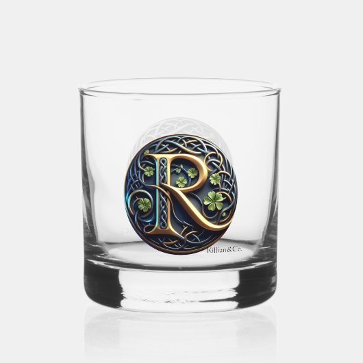 Celtic Monogram Rocks Glass Set Whiskyglas (Vorderseite)