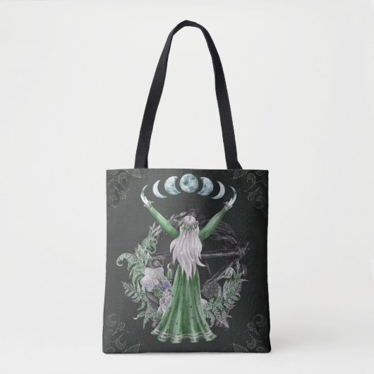 Celtic Moon Goddess Tasche (Vorderseite)